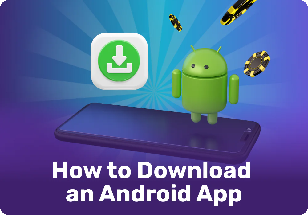 EU players must download the Android casino app as an APK from the casino's website