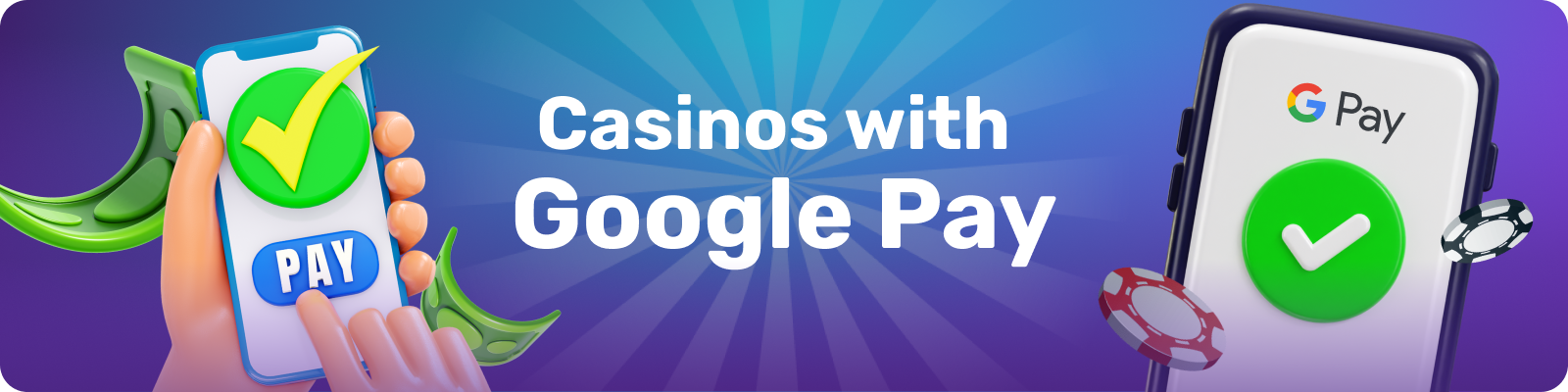 Google Pay offers a quick and seamless way to deposit real money into your online casino account