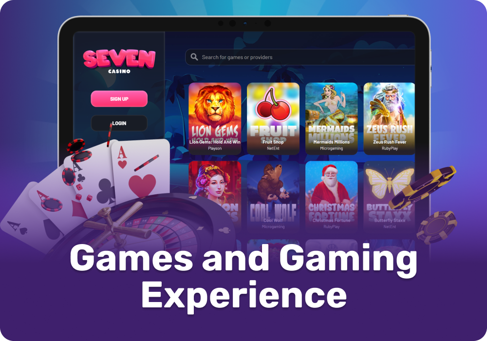 Play more than 1500 casino games with Seven Casino, including slots, jackpots, table games and more