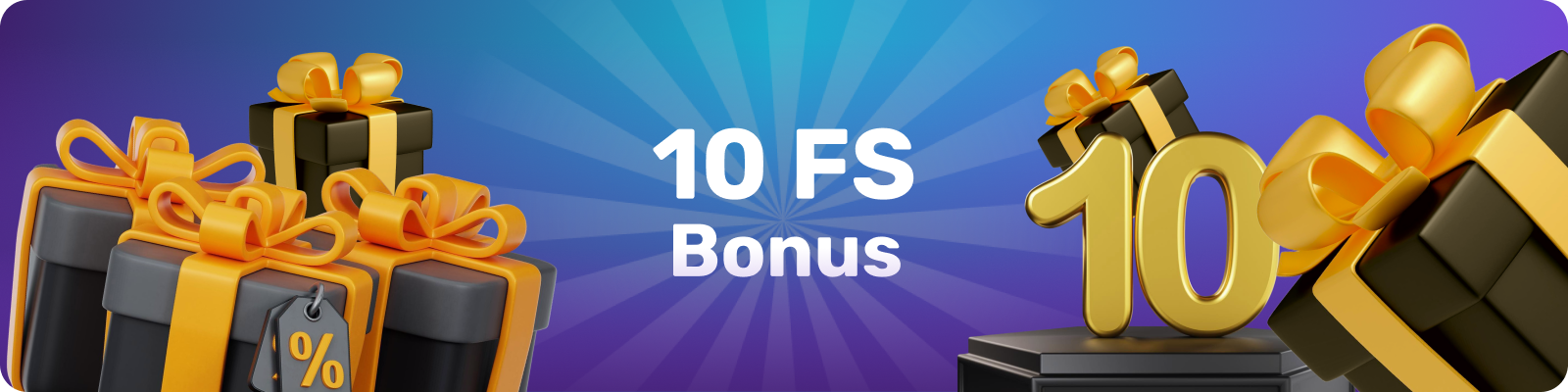 Popular Bonus in the form of 10 free spins at an online casino
