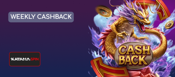Weekly Cashback bonus Katana Spin