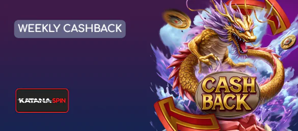 Weekly Cashback bonus Katana Spin