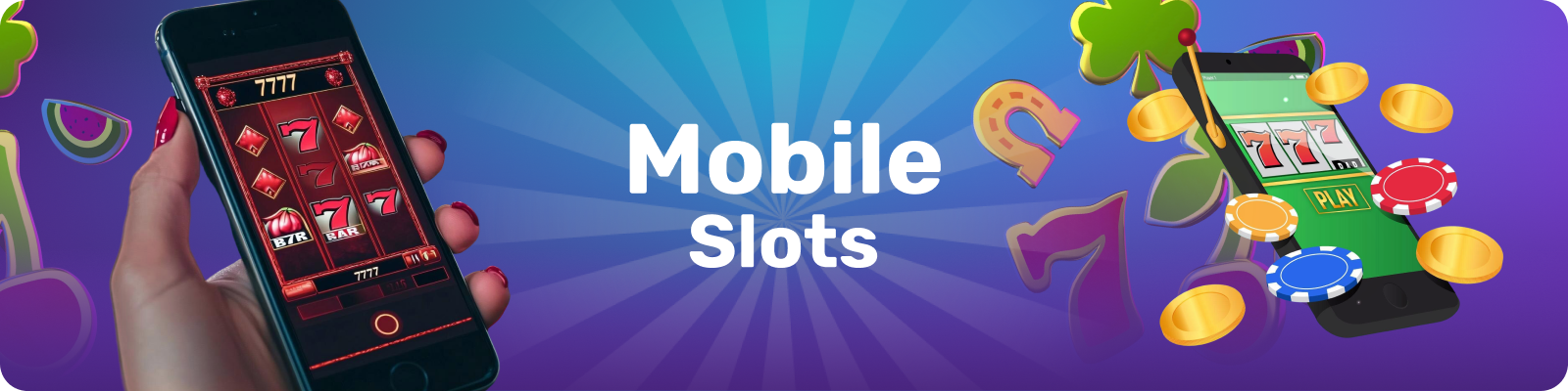 Various online casinos offer mobile slots