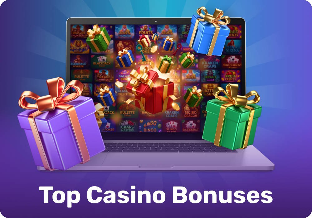 European online casinos offer a variety of bonuses, including welcome bonuses, cashback, free spins, and many others