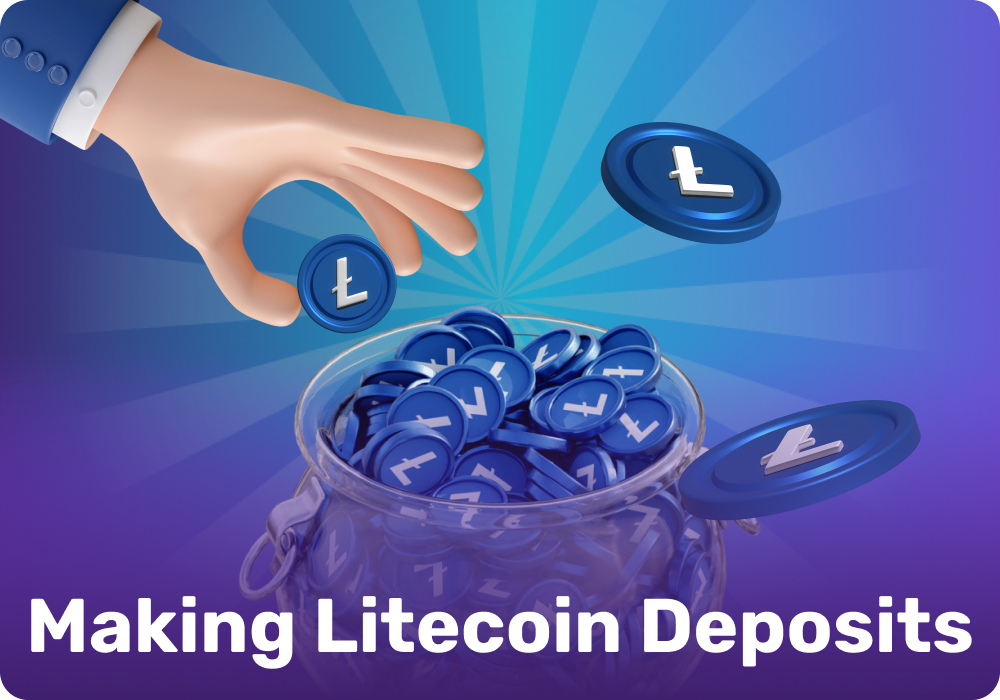 A Litecoin deposit is credited after the transaction is confirmed on the blockchain and the casino has verified that the requirements have been met