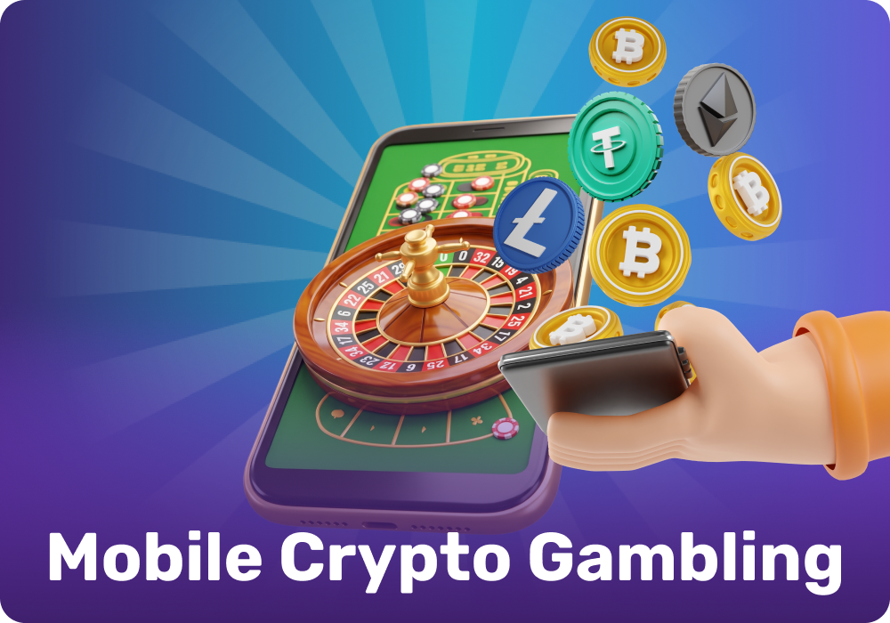 Crypto casinos let you play from your smartphone or tablet via a browser, an app, or a web app