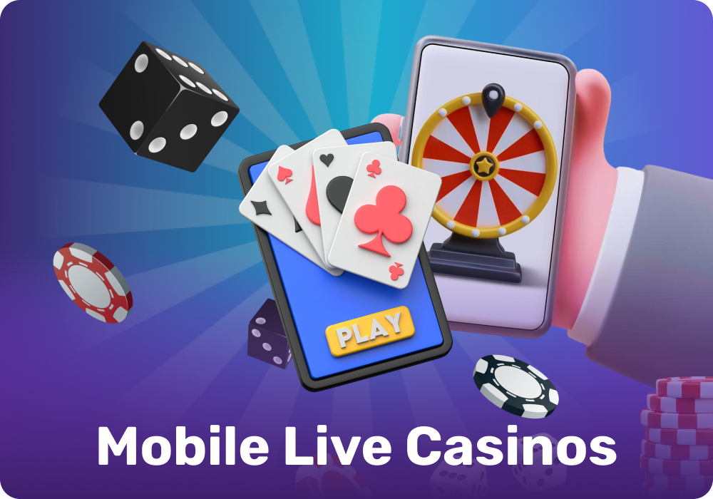 Mobile live casinos allow players to play via an app or a browser, depending on the device and the player's preferences