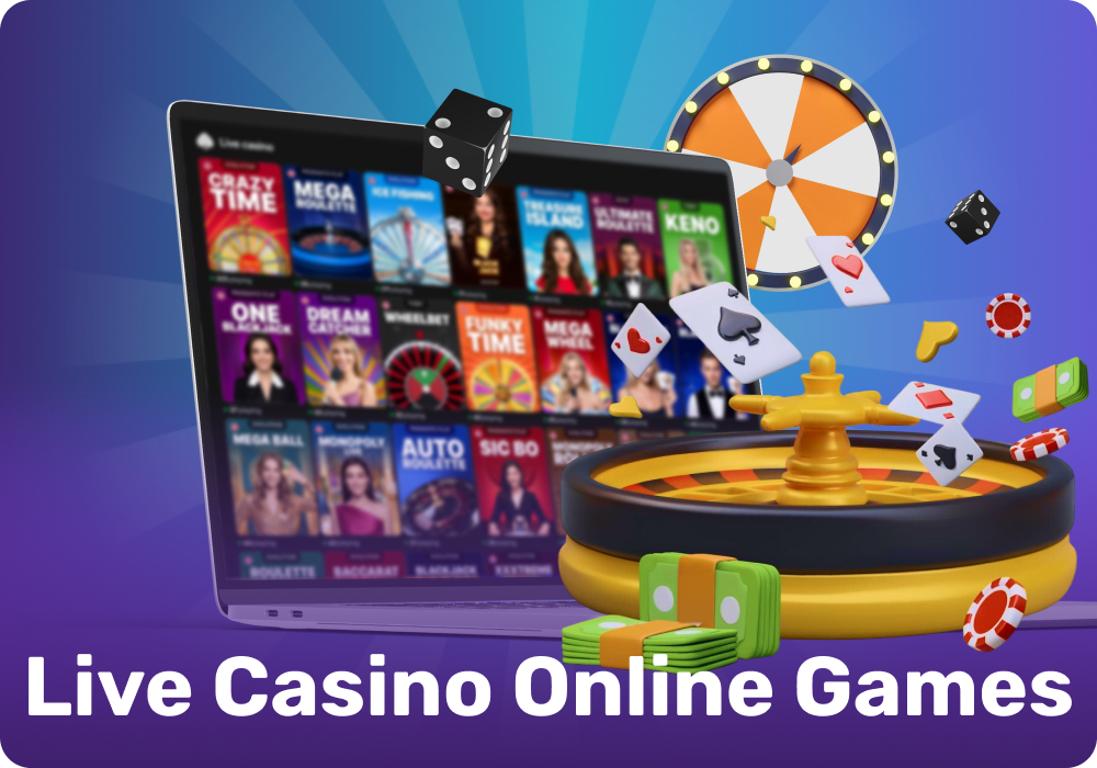 Live casinos offer card games, roulette, and game shows hosted by real dealers