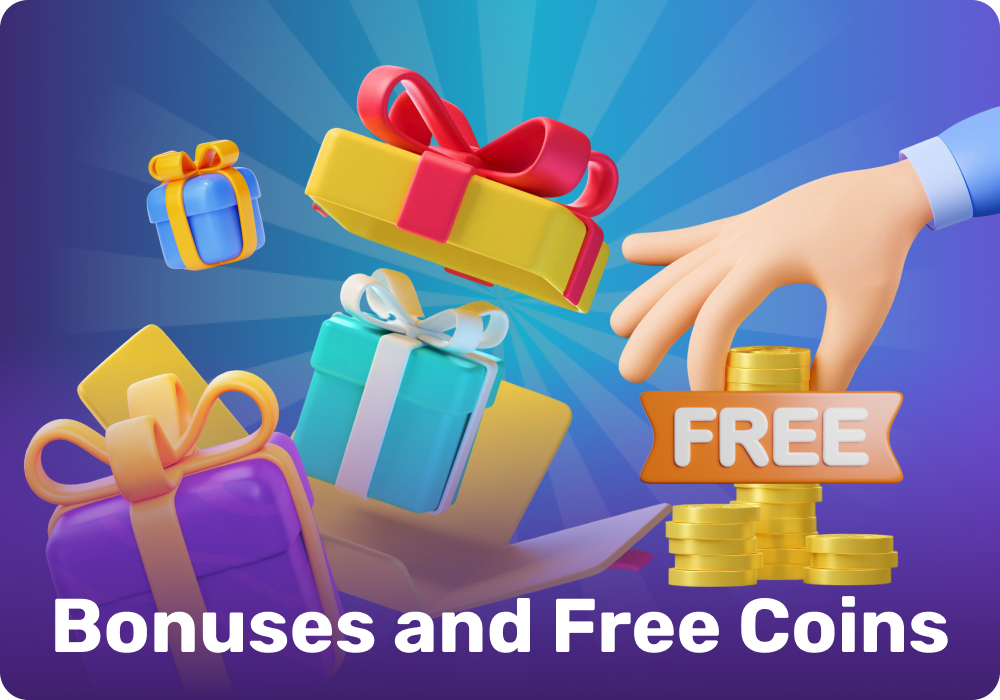 Social casinos offer bonuses and free coins for signing up, logging in daily, promotions, tournaments, and active participation