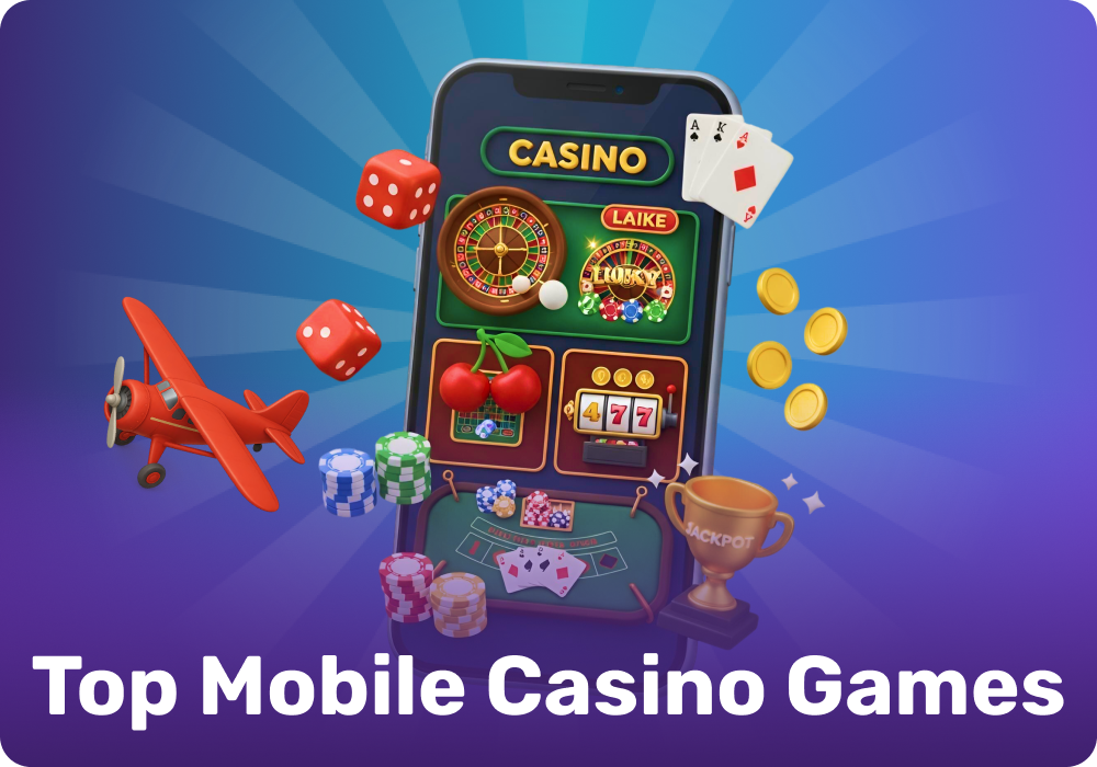 Mobile casinos in Europe offer slots, table games, live dealer games, and crash games